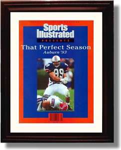 Auburn Tigers 1993 Undefeated Season Framed SI Print  