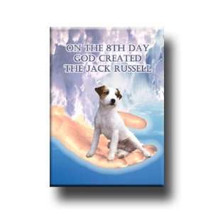  Jack Russell Terrier God Created Fridge Magnet: Everything 