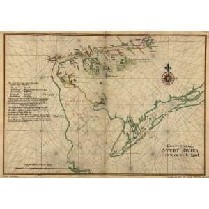    1639 map Delaware Bay, New York & New Jersey