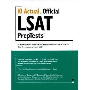   LSAT PrepTests [Paperback] Law School Admission Council Inc Books