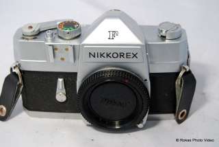 Nikon Nikkorex F camera body only 35mm SLR all manual  