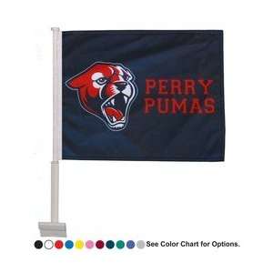  CF107 2    Premium Car Flag, Two Ply Double Sided: Sports 