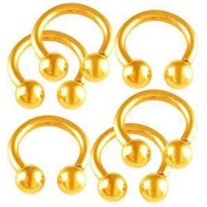   bars ear tragus horseshoe rings earrings circular barbells AFLV