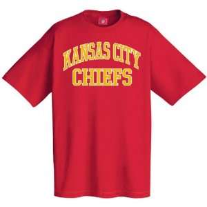  Kansas City Chiefs Red Heart and Soul T Shirt: Sports 