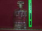 Vintage 1967 glass Whiskey Decanter, I.W. Harper, with stopper