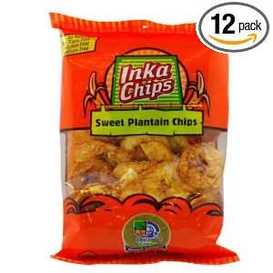 Inka Crops Inka Chip   Sweet Plantain, 3.25 Ounce (Pack of 12)  
