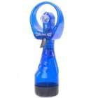  Electronics Portable Battery Operated Water Misting SPRAY Fan   Blue