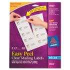 Avery Ink Jet Address Labels, 2 x 4, Clear, 250/Pack