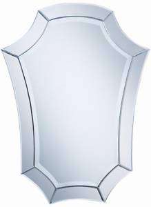 Fancy Shield Frameless Chic Vanity/Dresser Mirror 24x32  