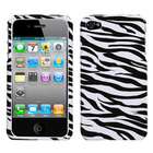 MYBAT Apple iPhone 4 Phone Protector Cover, Zebra Skin
