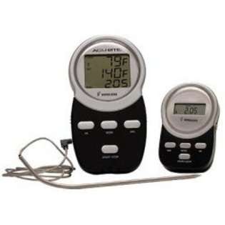 Chaney Instrument Wireless BBQ Thermometer with pager   Black/Silver 