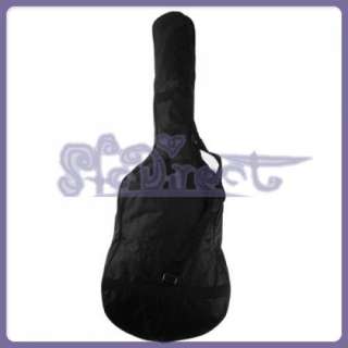 New Black Acoustic Guitar Gig Bag Case Oxford 39.4 Inch  