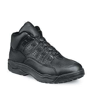 Mens Boots Leather Slip Resistant Black 06552 Wide Avail  Worx by Red 