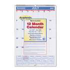   Glance Ruled Daily Blocks Monthly Wall Calendar July Jun(Pack of 2