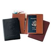 Royce Leather Debossed Passport Jacket 