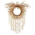   21 Sparkling Gold/Copper Weeping Sequin Designer Christmas Wreath