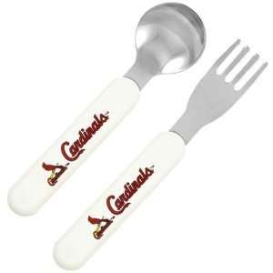   St Louis Cardinals Stainless Steel Fork & Spoon Set