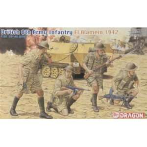   6390 1/35 British 8th Army Infantry El Alamein 42 (4): Toys & Games