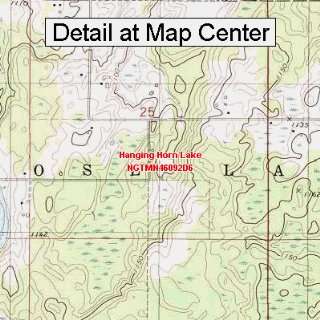 USGS Topographic Quadrangle Map   Hanging Horn Lake, Minnesota (Folded 