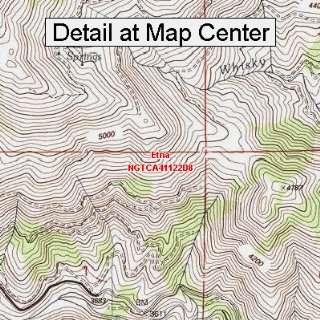 USGS Topographic Quadrangle Map   Etna, California (Folded/Waterproof)