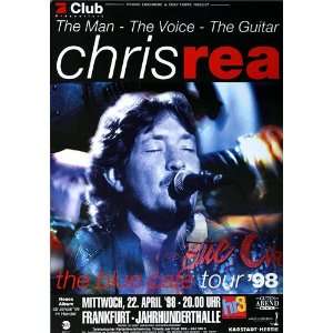 Chris Rea   Blue Cafe 1998   CONCERT   POSTER from GERMANY 