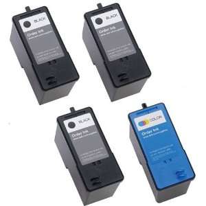 Dell 962 4 Pack: 3 x High Capacity Black Ink Cartridges 