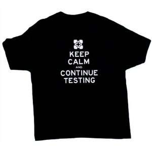    Portal 2 Keep Calm Premium Black T Shirt Large Toys & Games