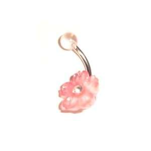  Body AccentzTM Belly Button Ring Navel Flower Body Jewelry 