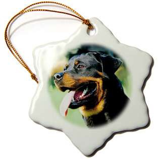 Dogs Rottweiler   Rottweiler   Ornaments  3dRose LLC Seasonal 