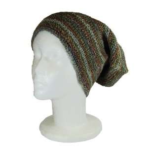 Beanie Cap Hemp Crocheted Hat Multicolor Light Weight Sun Protection 