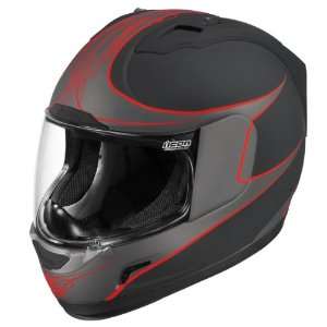  Icon Alliance Full Face Motorcycle Helmet Black Rat Extra 