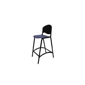  National Cinch Plastic Back and Fabric Seat Barstool 