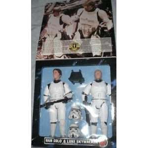 Star Wars Collector Series Han Solo & Luke Skywalker in Stormtrooper 