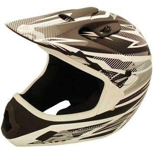  THH TX 10 Bolt Helmet   Medium/Black/White Automotive