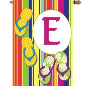    Premier Designs 28 In Summer Monogram Flag   E: Toys & Games