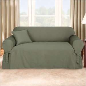  Bundle 31 Logan Sofa Slipcover in Dark Green (Box Cushion 