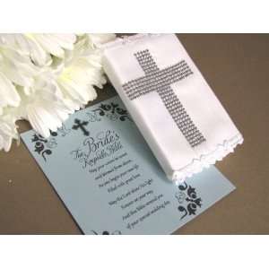    Brides Keepsake Bible with Rhinestone Cross 