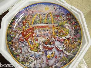 Franklin Mint McDonalds Golden Moments Plate by Bill Bell  