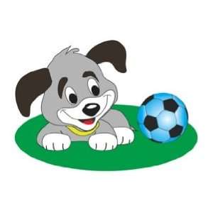  Puppy w Soccer Ball Counted Cross Stitch Kit: Arts, Crafts 