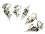 5pcs wholesale Mens phenix bird eagle armour full finger ring gothic 