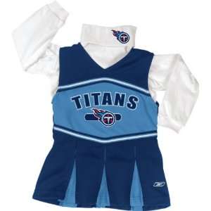  Tennessee Titans Reebok Toddler Cheerleader Dress: Sports 