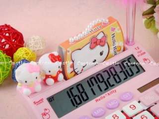 Hello Kitty Plastic Electronic Calculator Notebook Pen  