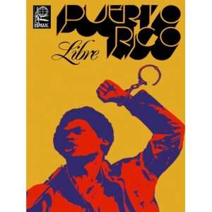   Poster.Solidarity with PUERTO RICO Libre.History Material.Smart Decor