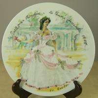 LIMOGES COLLECTOR PLATE SCARLET OHARA FR. GANEAU 1976  