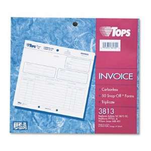  New Invoice 7 x 8 1/2 Carbonless Triplicate 50 Case Pack 2 