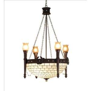    52060   Meyda Tiffany  Art Glass Floor Lamp: Home Improvement