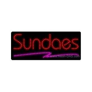  Sundaes Outdoor LED Sign 13 x 32: Home Improvement