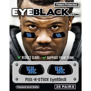 Kentucky Wildcats NCAA Peel & Stick Eyeblack Strips (40 Strips 