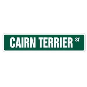 CAIRN TERRIER Street Sign collectable dog lover great gift