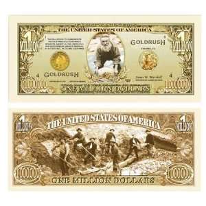  1849 Gold Rush   Million Dollar Bill Case Pack 100: Toys 